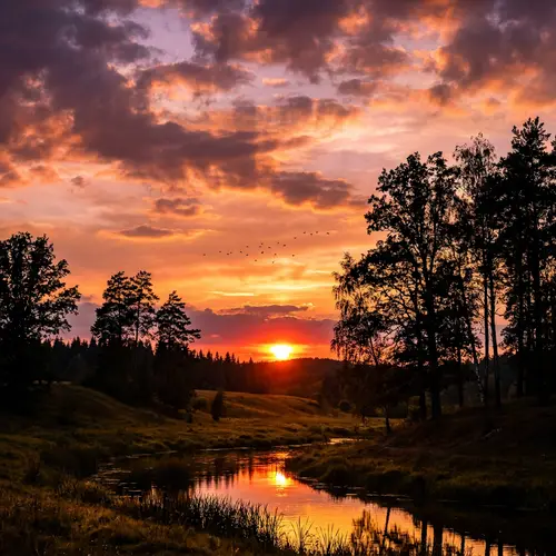 Captivating Sunset Sky - Ethereal Landscape Photography