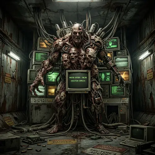 Master Fallout 1 | Grotesque Antagonist Character in Post-Apocalyptic Setting