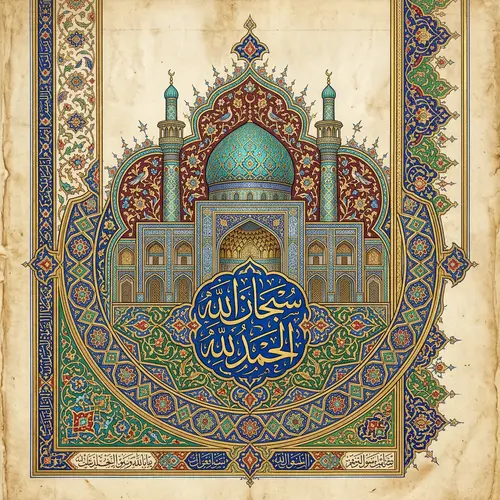 Islamic Art Thumbnail Illustration: Sacred and Intricate Designs