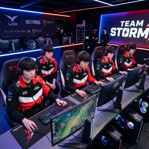 Top Korean Esports Team: Five Members in Uniform