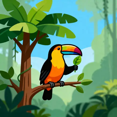 Eco-Friendly Toucan Logo for Environmental Management