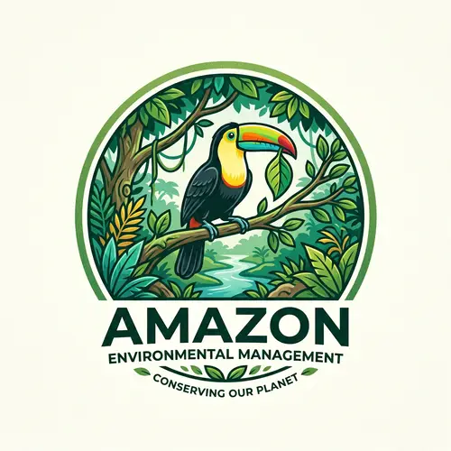 Eco-Friendly Toucan Logo for Environmental Management