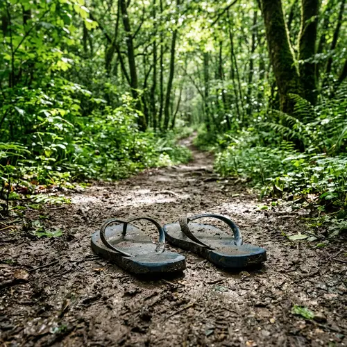 Wednesday in Muddy Flip Flops - Tranquil Afternoon Scene