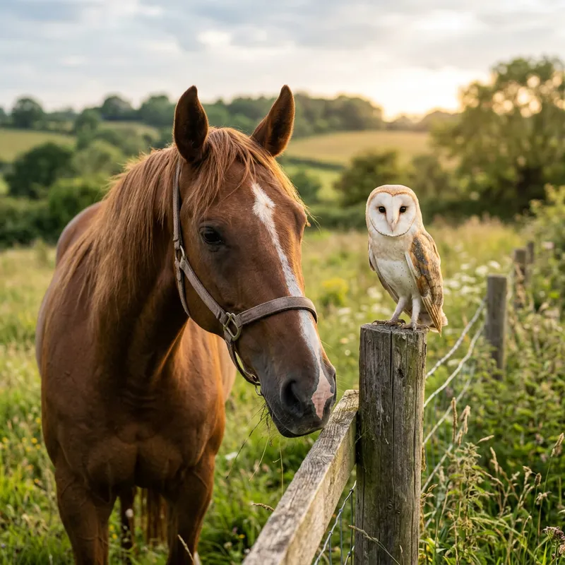 Long and Round Face Animals Photo
