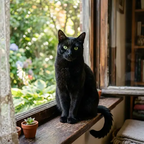 Black Cat - Fascinating Feline Companion