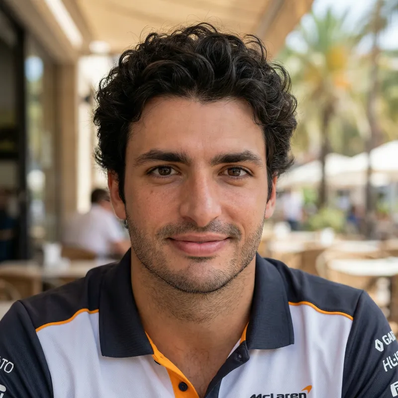 Hyper-Realistic Portrait of Carlos Sainz & Lando Norris' Son