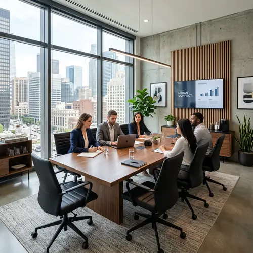 Stunning Urban Modern Meeting Room Design