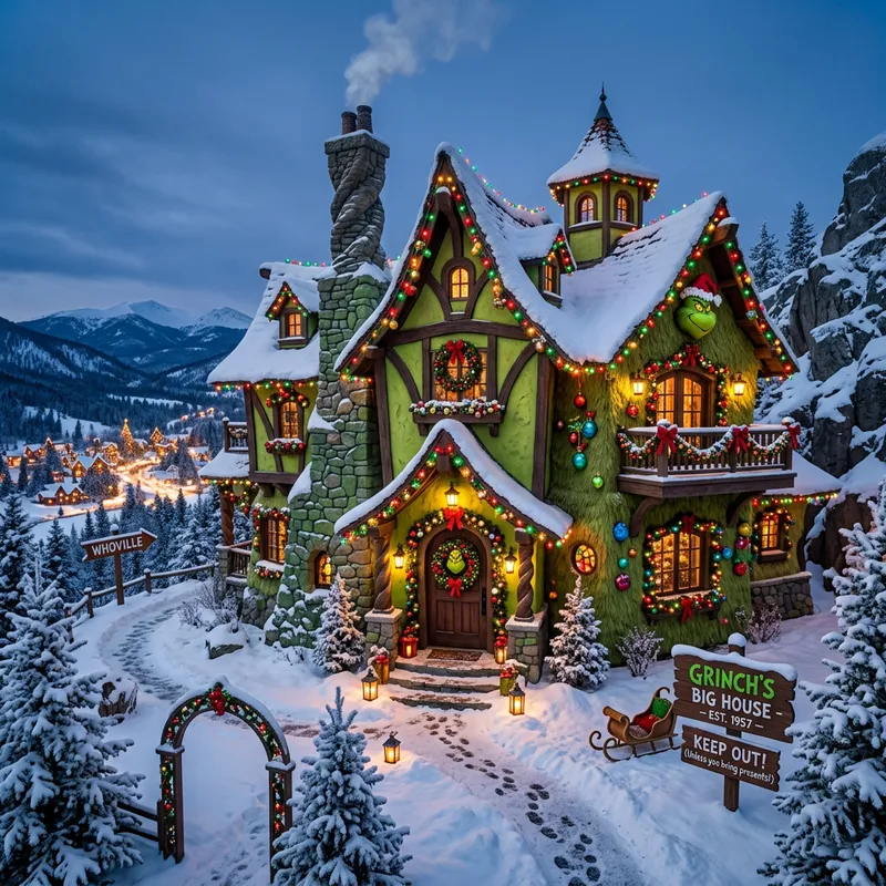 Grinch's Christmas House: A Festive Marvel