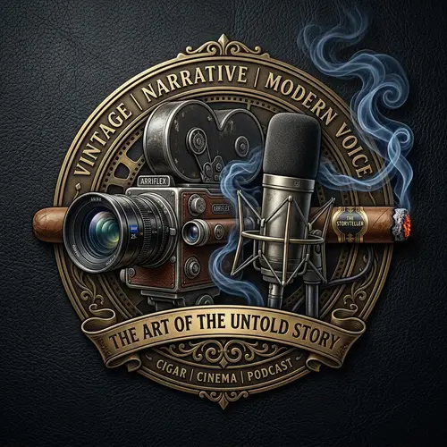 Realistic Logo Design: Cinema Camera, Cigar, Podcast Microphone