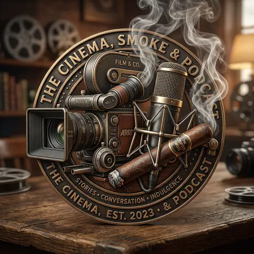Unique & Realistic Logo: Cinema Camera, Cigar & Podcast Microphone