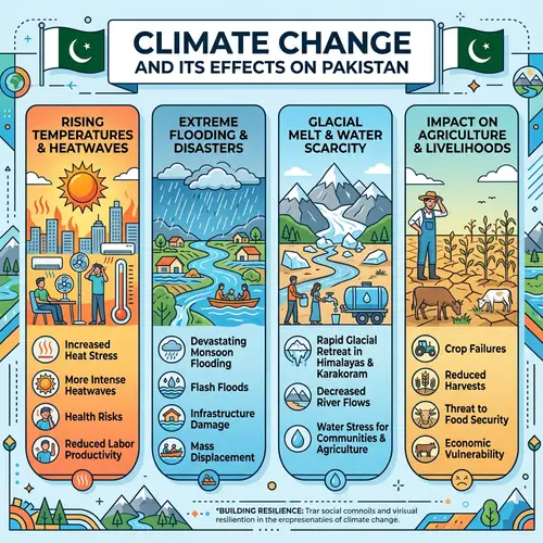 Impact of Climate Change on Pakistan - Colorful Presentation
