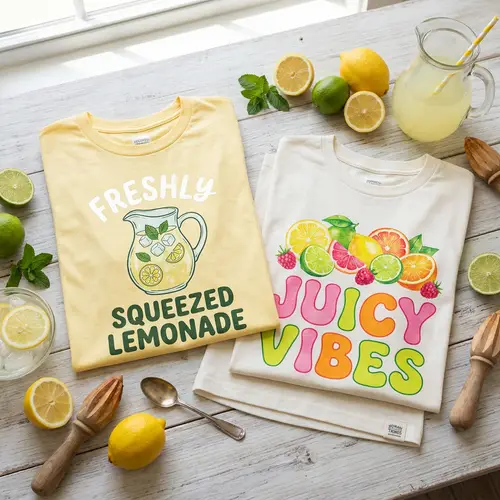 Juicy Lemonade Fruit T-Shirts for Refreshing Style