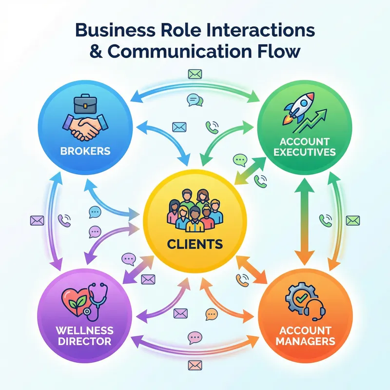 Business Roles Interaction Diagram