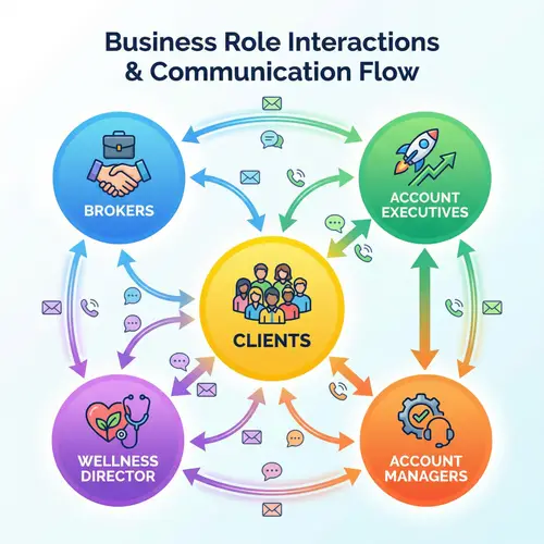 Business Roles Interaction Diagram