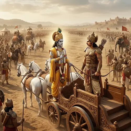 Ancient Indian Mythology: A Mentor's Guidance on the Battlefield