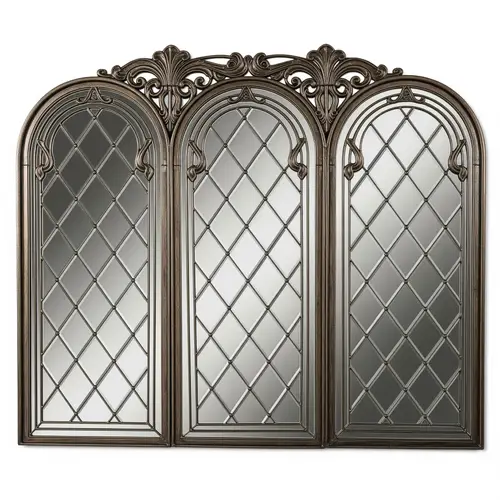 Luxurious Arched Triptych Mirrors - Art Nouveau & Deco