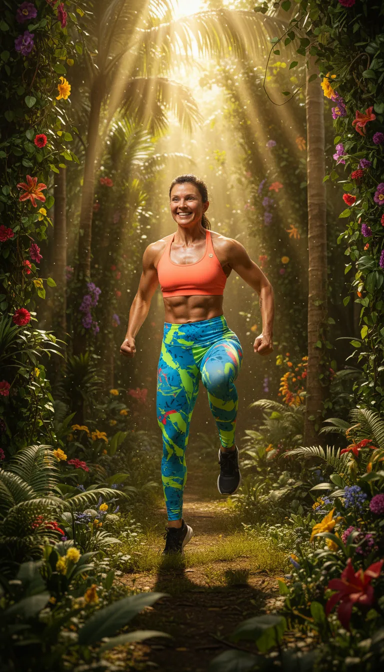 Energizing Jungle Fitness Training Session