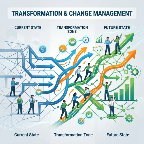 Transformation & Change Management Illustration