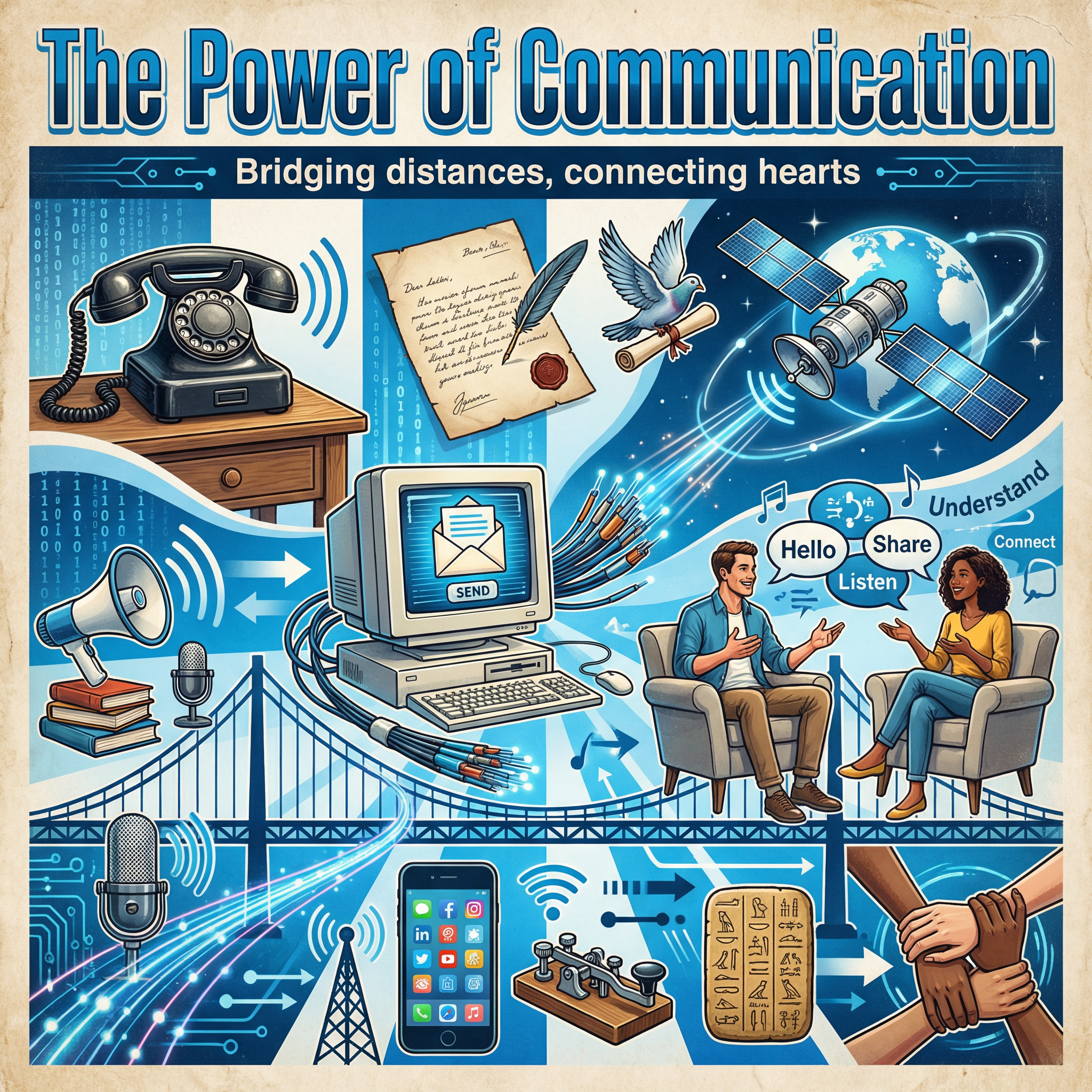Infographic Multimedia And Ict Poster