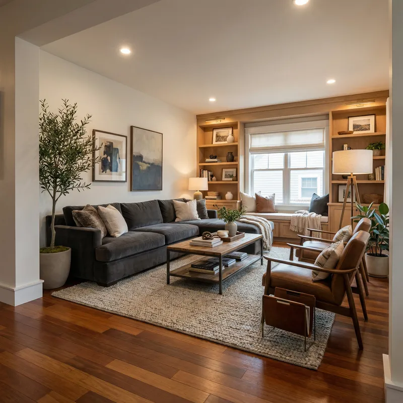 Custom Style Living Room Transformation