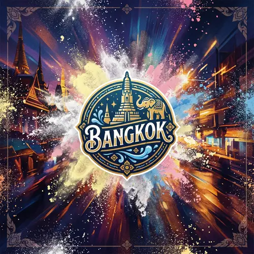 Dramatic Bangkok: Light, Shadow & Songkran Powder