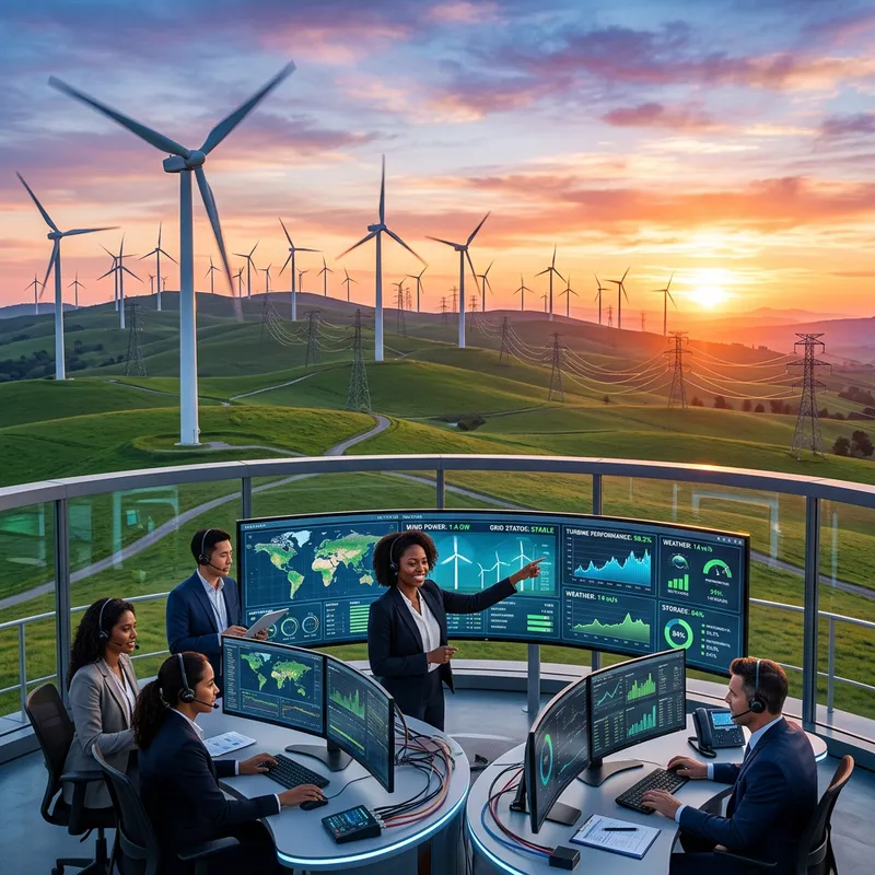 Smart Grid Wind Energy: Harnessing the Breeze
