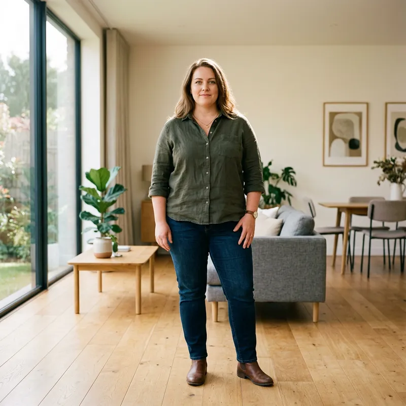 Empowered Plus Size Woman Embracing Her Confidence