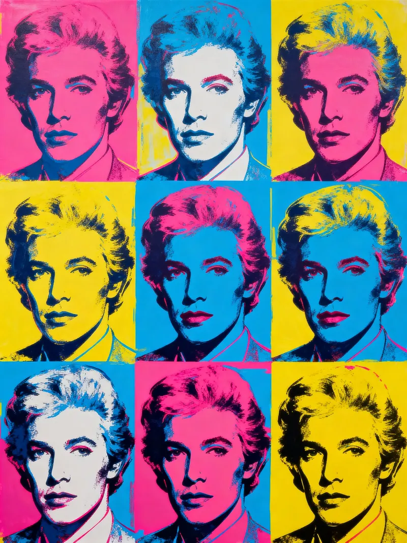 Warhol Style Pop Art Portraits | Bright & Colorful Art