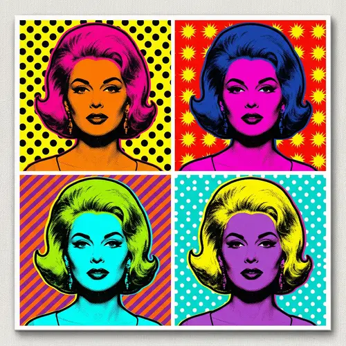 Warhol Style Pop Art Portraits | Bright & Colorful Art