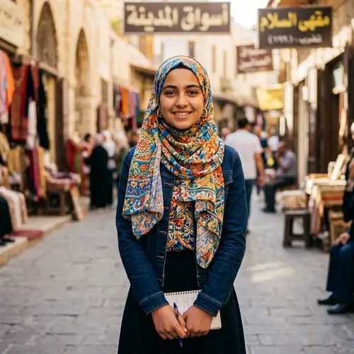 Confident Teenage Girl in Colourful Hijab | Cultural Significance