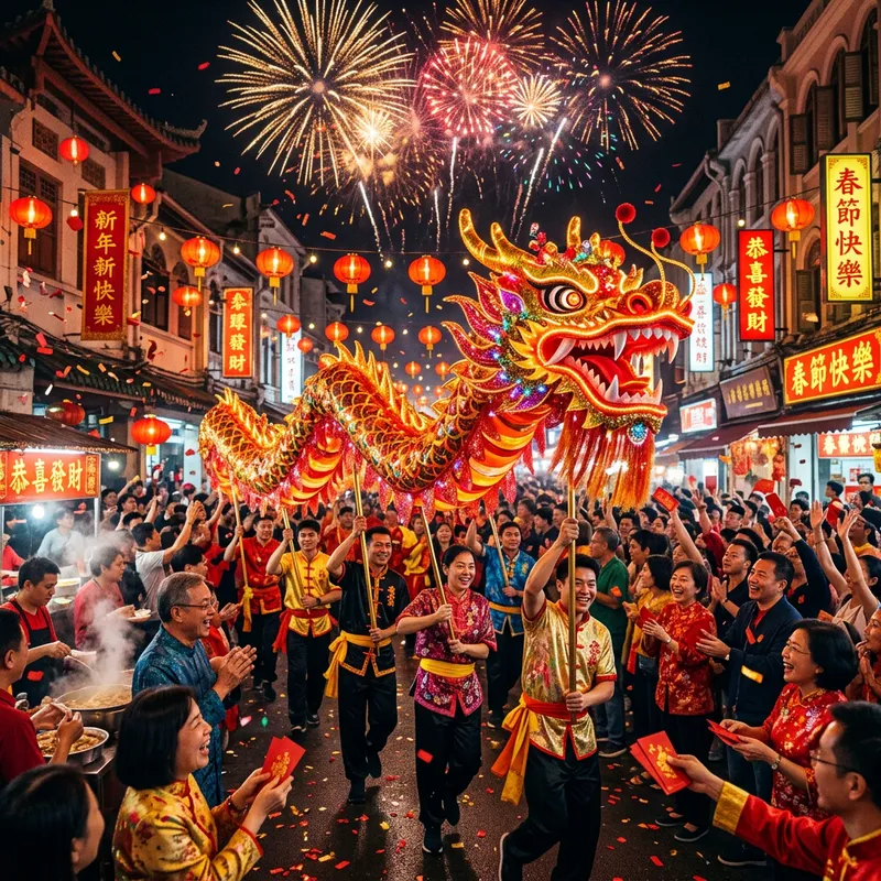Dragon China New Year Celebration Dragon China New Year Celebration