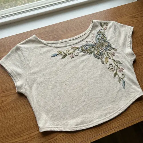 Unique Butterfly Crop Top Design | Stylish Comfort