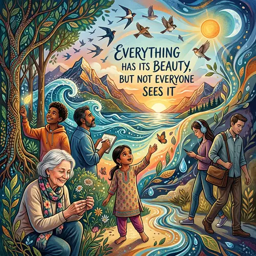 Beauty in Diversity: Nature and People Appreciating Life