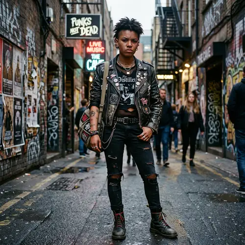 Androgynous Hero: Freckles & Punk Aesthetic