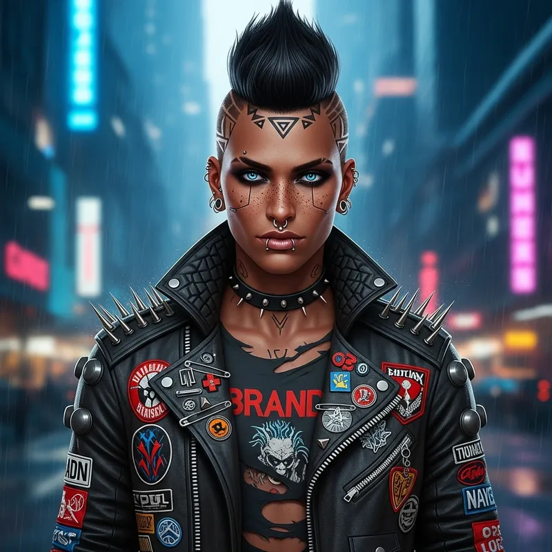 Androgynous Hero: Freckles & Punk Aesthetic