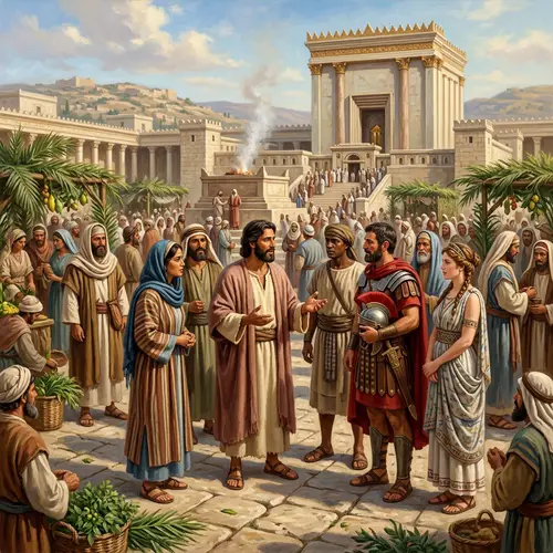 Jerusalem AD30: Feast of Tabernacles Painting