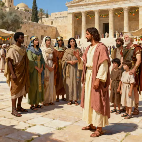 Jerusalem AD30: Feast of Tabernacles Painting