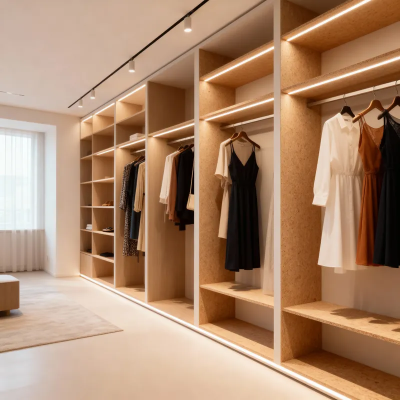 Modern Women's Clothing Display Design