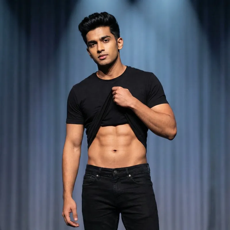 Jungkook BTS Abs | Fitness Model - Toned South Asian Man