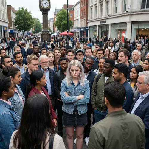 Empathy in Public: Unwanted Attention Towards Young Woman