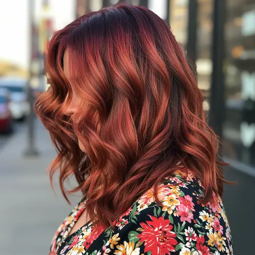 Stunning Back View of a Woman in a Flowy Dress