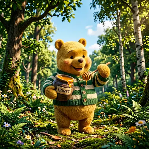 Winnie Pooh: The Charming Honey Bear