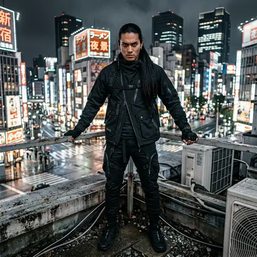 Itachi in Modern Street Style Jacket - Ninja Reimagined