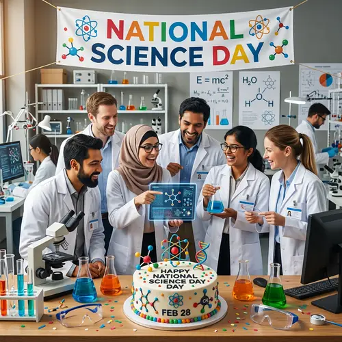 Celebrating National Science Day with Diverse Scholars in Lab