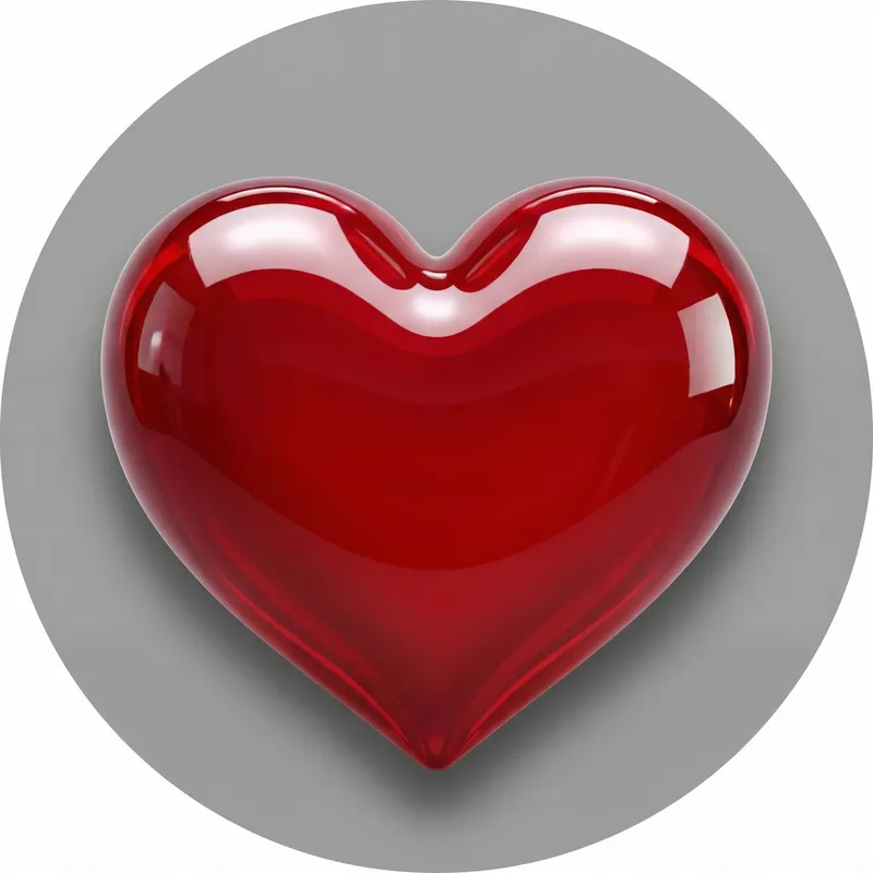 3D Red Heart Emoji