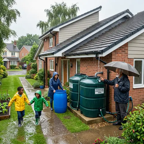 Rainwater Harvesting System in a Suburban Setting