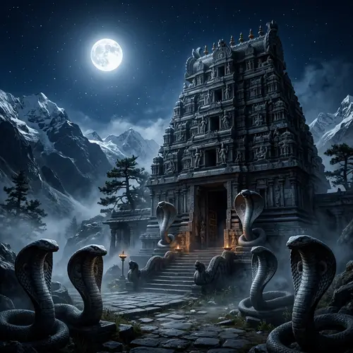 Spine-Chilling Padmanabswamy Temple at Night