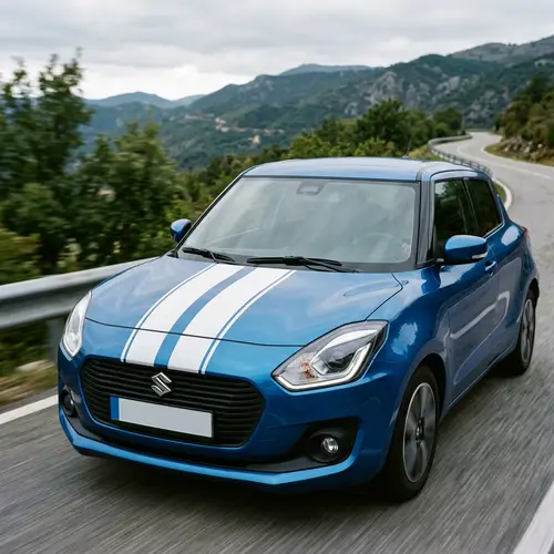 Sporty Suzuki Swift with Dynamic Bonnet Lines