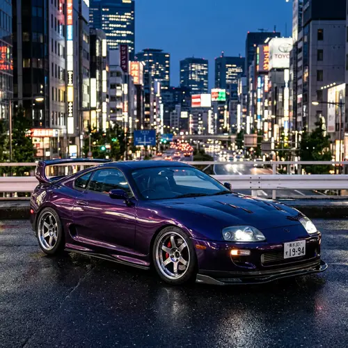 Sleek Toyota Supra MK 4 - High-Performance Sports Car