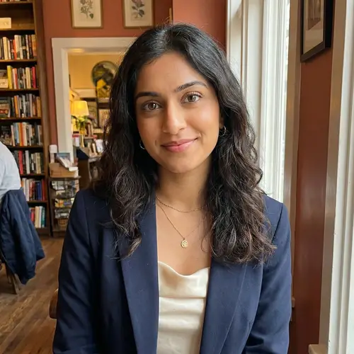 Elegant South Asian Woman | Stunning Features & Fashion